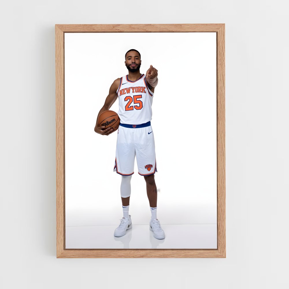 Poster Mikal bridges – affiche Basketball (vue 4)